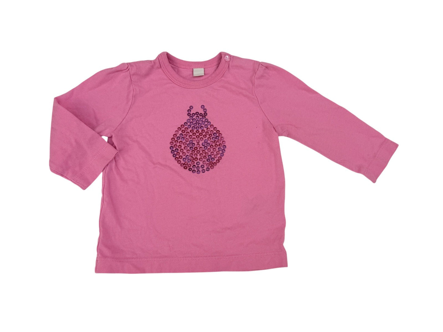 Esprit Pink Sequin Fish Long Sleeve Top