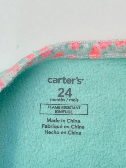 Carter's Bear Face Footed Sleeper 24M