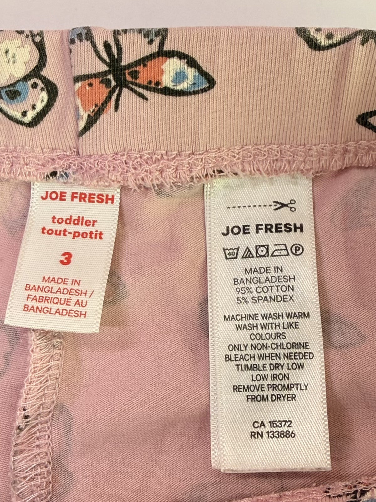 Joe Fresh Butterfly Print Shorts Toddler 3