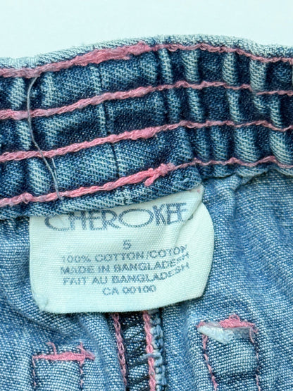 Cherokee Floral Embroidered Bootcut Jeans Size S