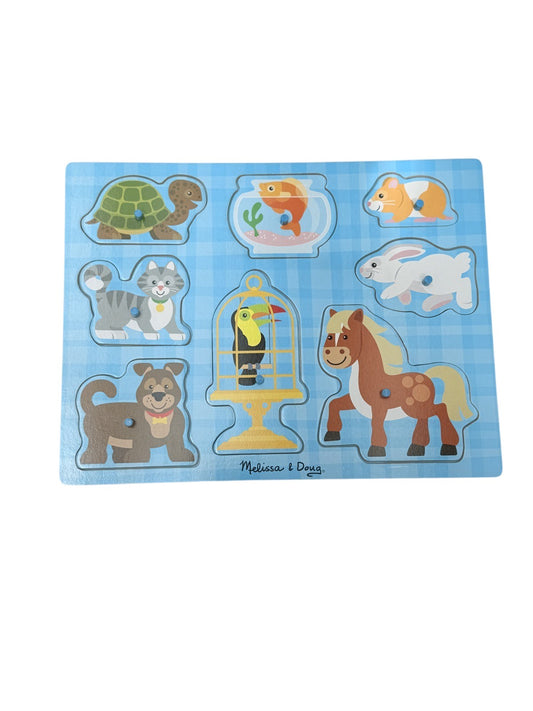 Melissa & Doug Pets Peg Puzzle