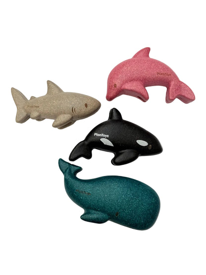 PlanToys Sea Animals Figures Set of 4