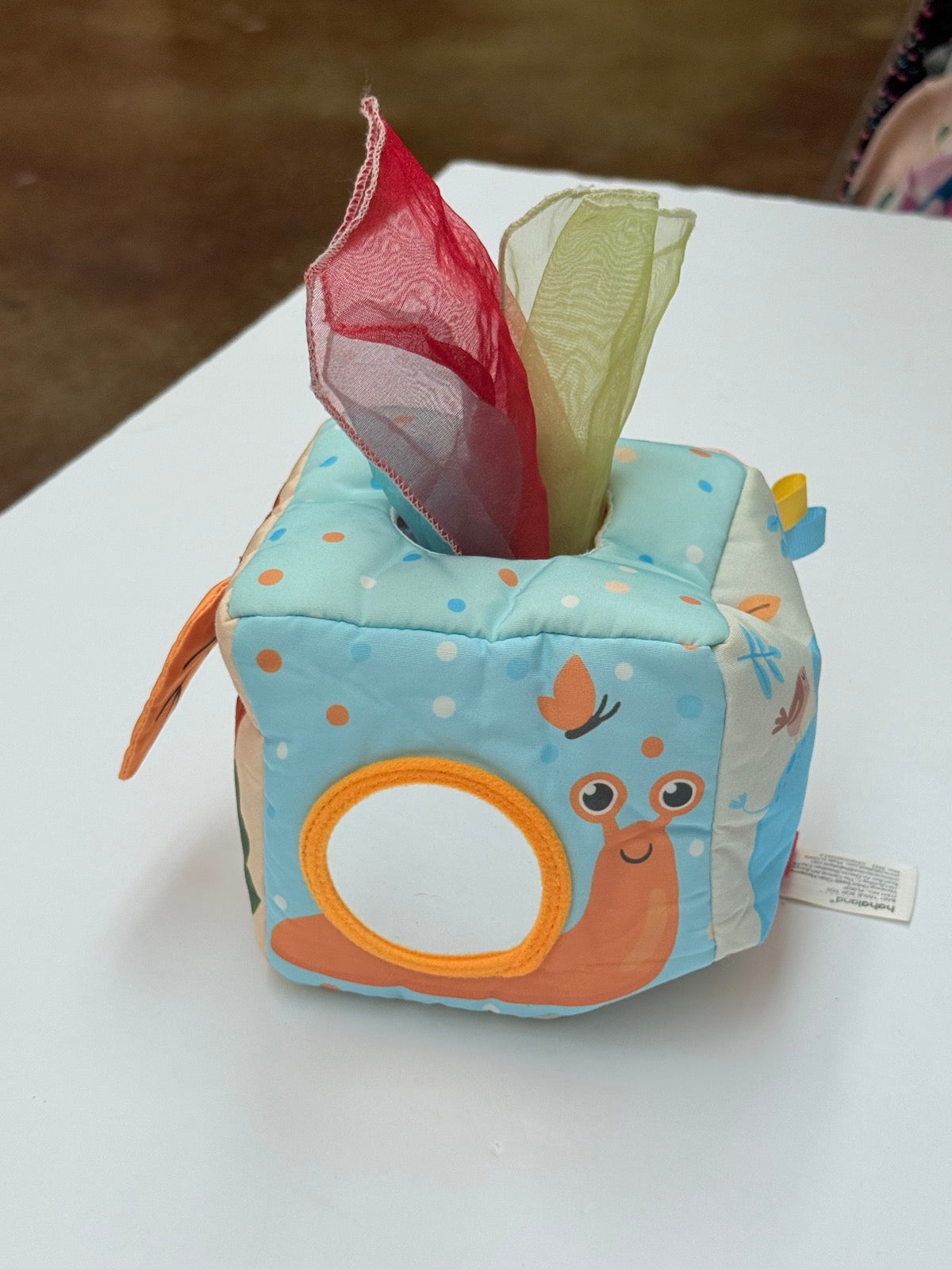 Hahaland Baby Sensory Tissue Box Toy