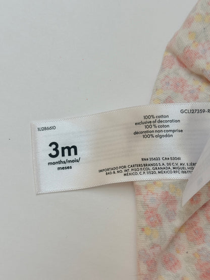 OshKosh B'gosh Floral Overall Dress 3M