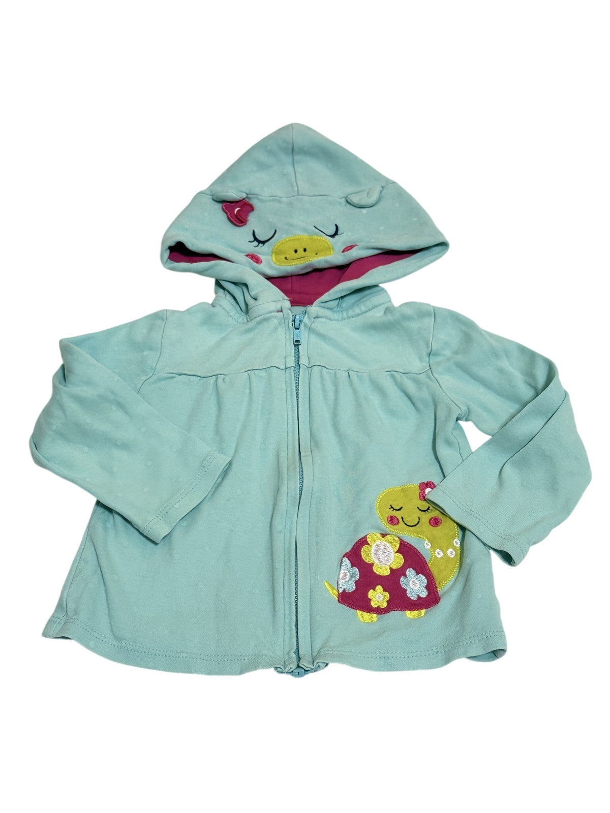 Pekkle Turtle Hoodie Zip Jacket 18M