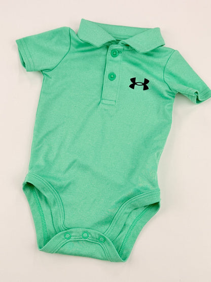 Under Armour Green Bodysuit 0/3M