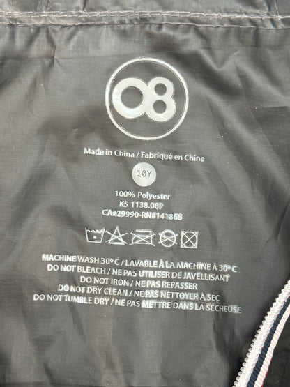 O8 Lifestyle Star Print Packable Rain Jacket 10Y