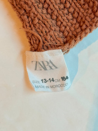 Zara Rust Knit Cami Crop Top Size 13-14