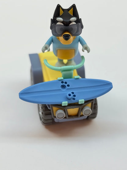 Bluey Bandit Beach Buggy Vehicle with Figure