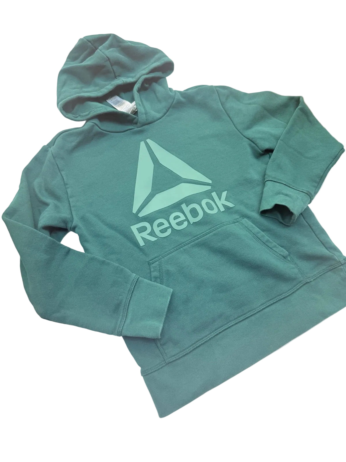Reebok Green Hoodie Sweatshirt Size 8