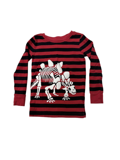 Old Navy Dinosaur Skeleton Striped Pajama 3T