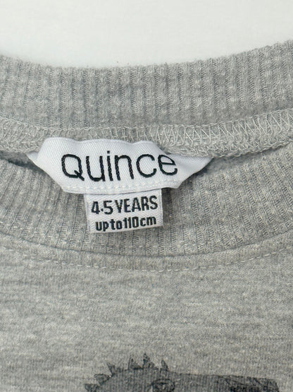 Quince Dinosaur London Eye Sweatshirt 4-5Y
