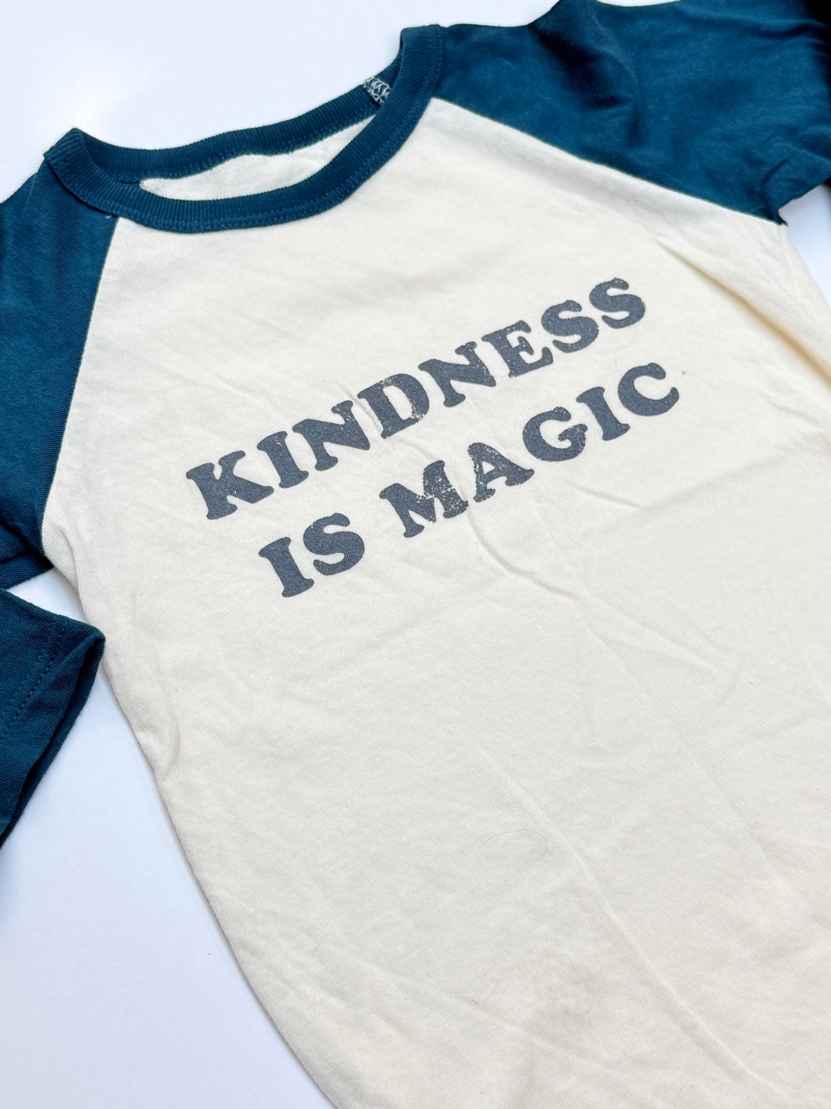 Mini Mioche Kindness Is Magic Raglan Tee 3 4