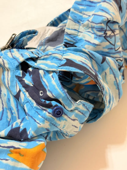Patagonia Baggies Fish Print Shell Jacket 5T