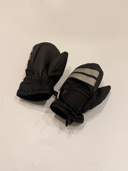 Kids Thinsulate Winter Mittens Reflective Stripe 1-2Y