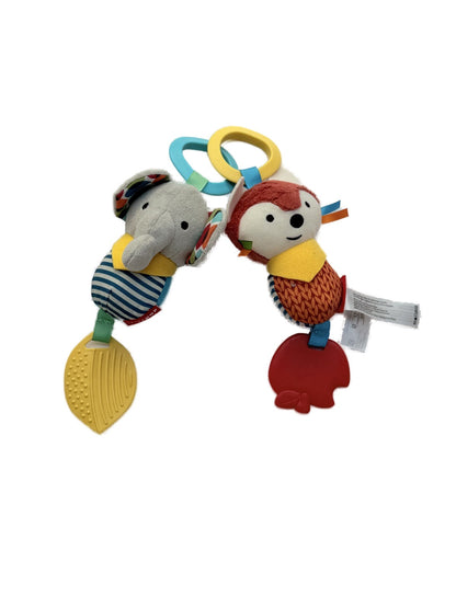 Skip Hop Bandana Buddies Elephant Hedgehog Toy Set