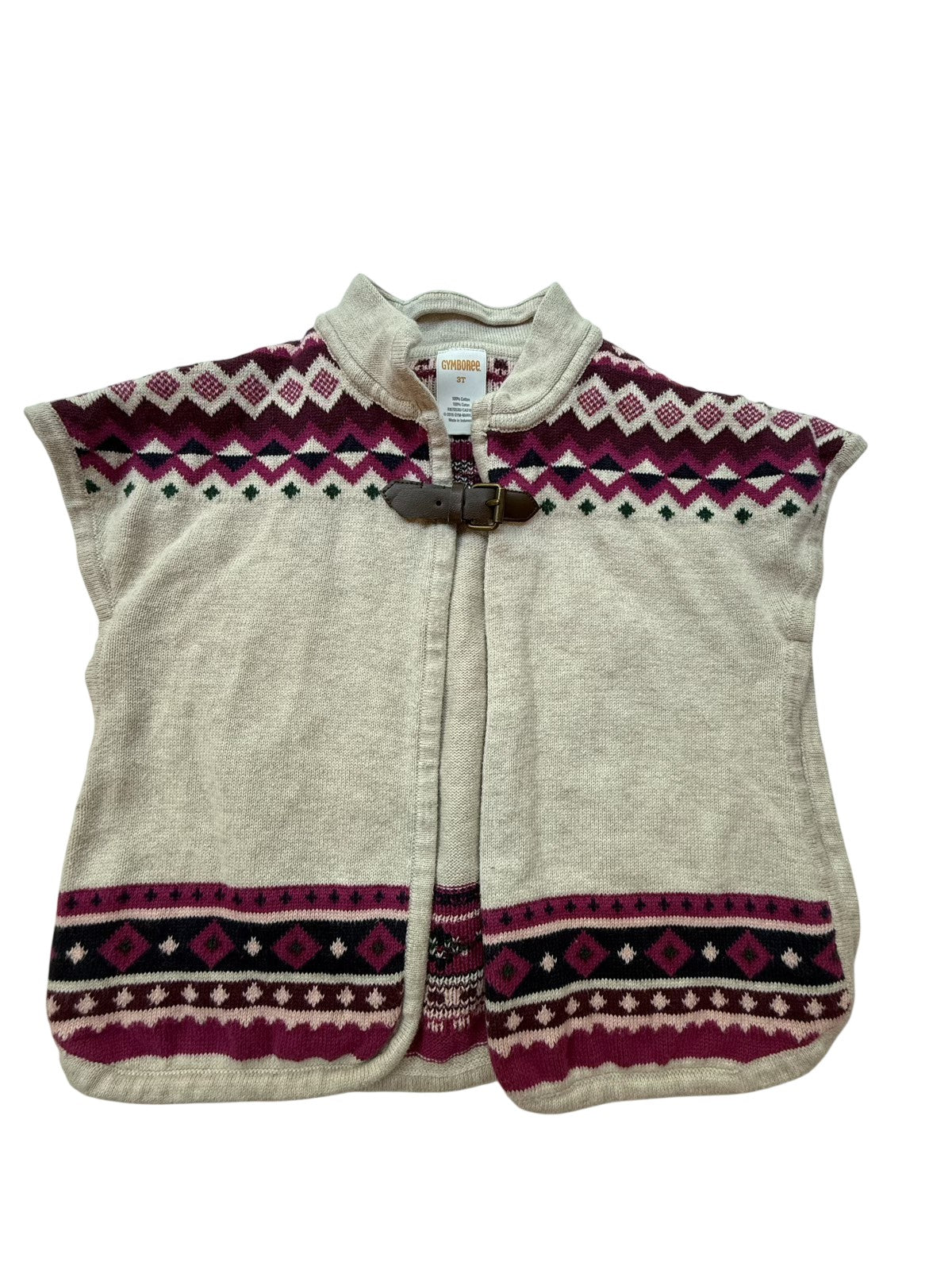 Gymboree Fair Isle Sweater Vest 3T