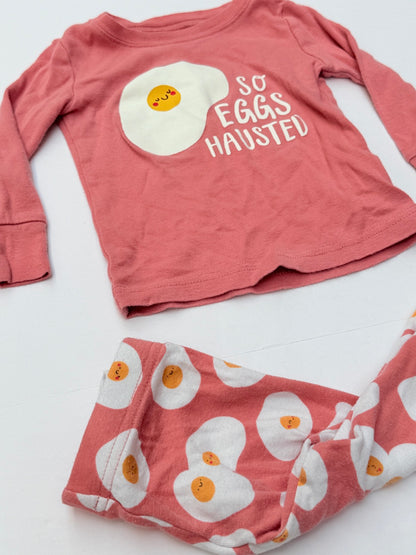 Old Navy Eggs-hausted Pajama Set 12-18M