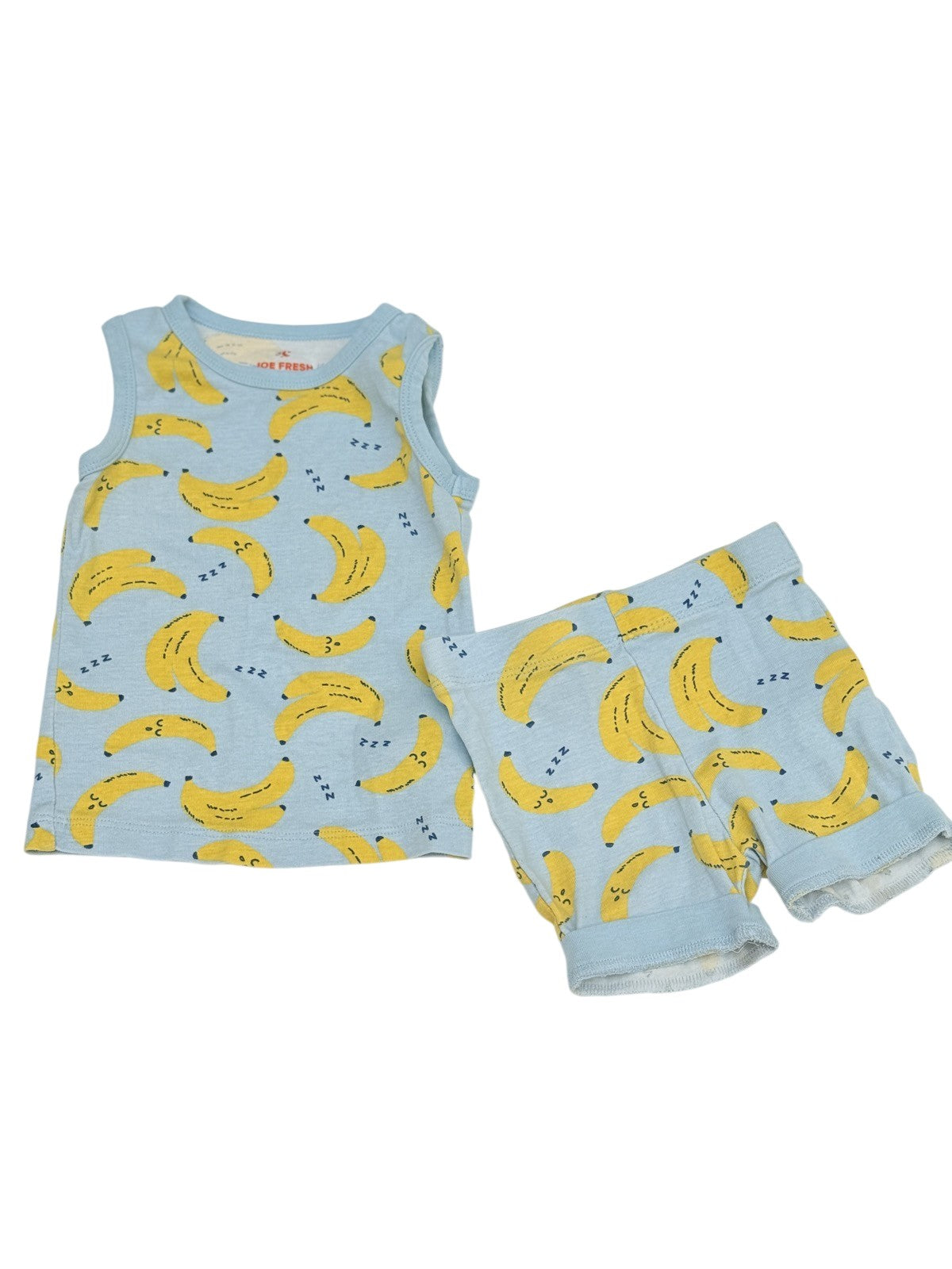 Joe Fresh Banana Print Pajama Set Size 2T