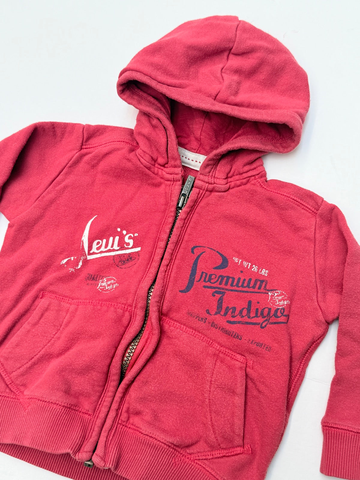 Levi's Premium Indigo Zip Hoodie 18M
