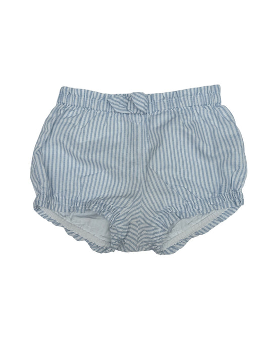 Gap Blue Stripe Bloomer Shorts 6-12m