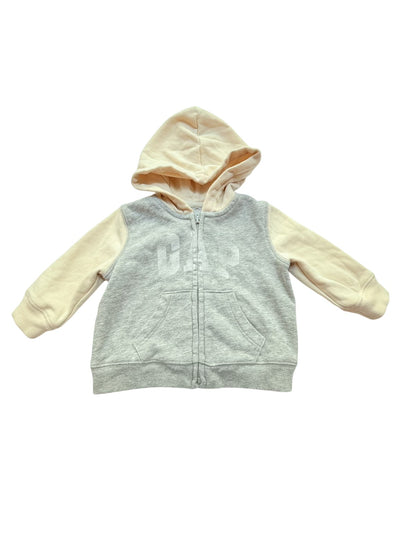 Baby Gap Colorblock Zip Hoodie 3-6M