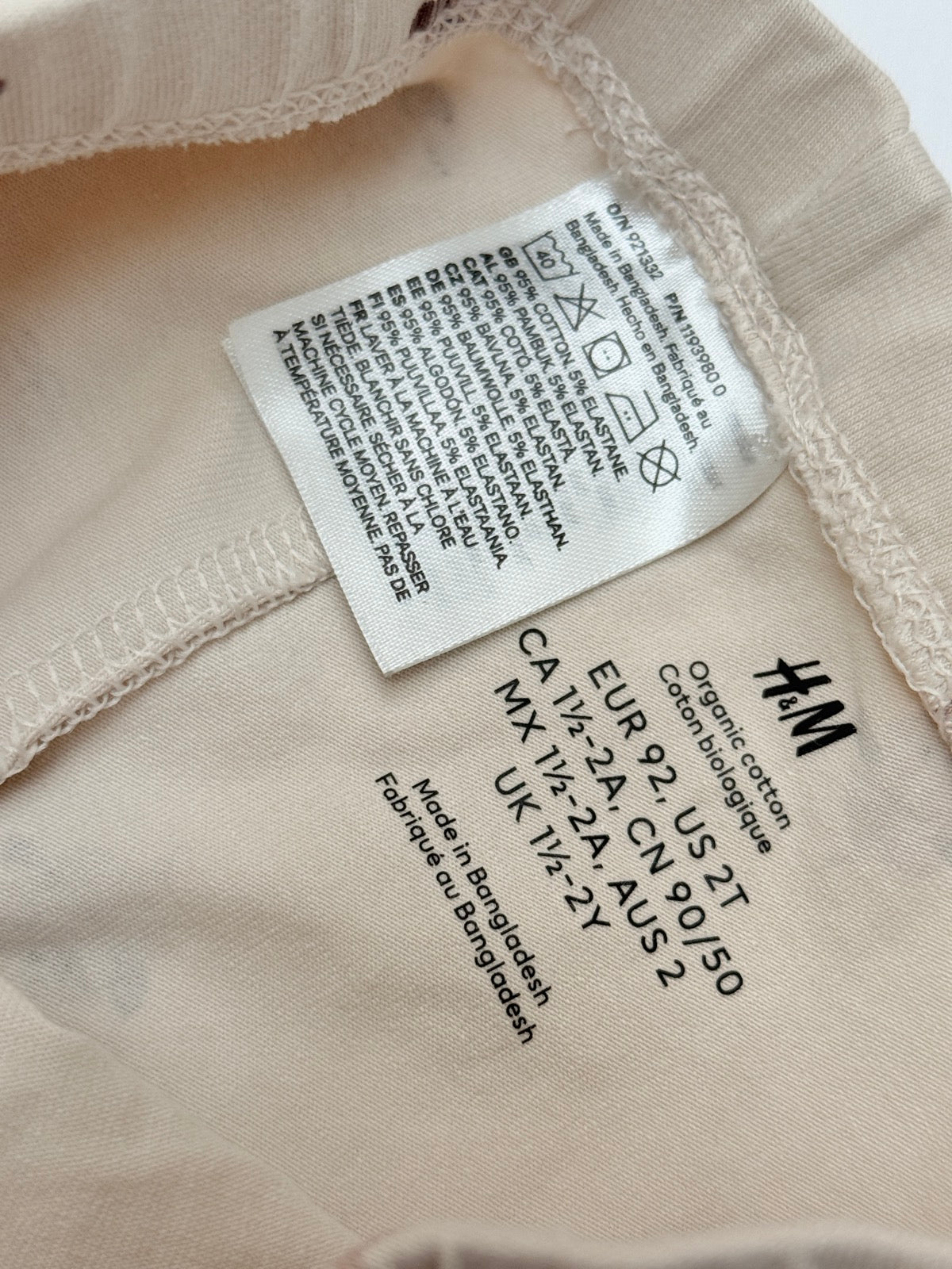 H&M Dog Print Leggings 2T