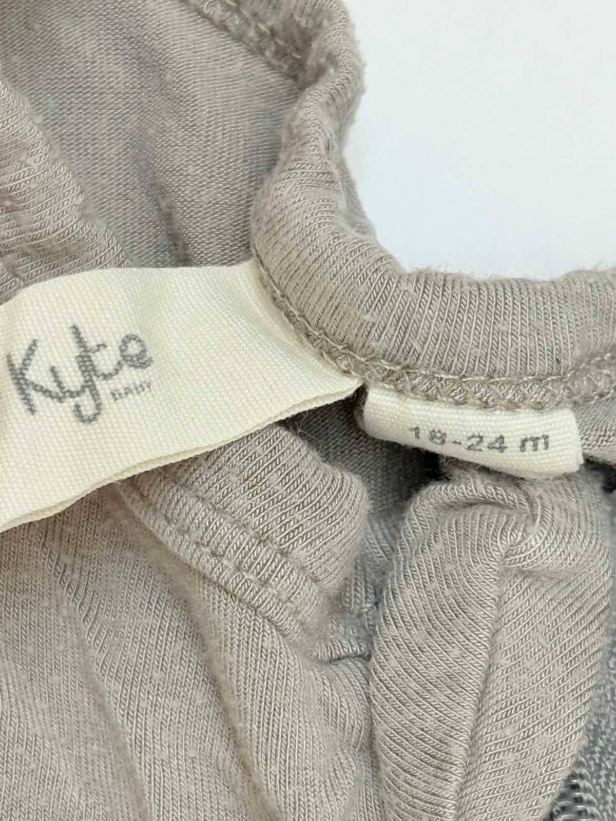Kyte Baby Grey Zippered Footie Sleeper 18-24m