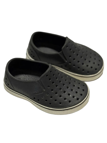 Native Miles Black Slip-On Shoes C6