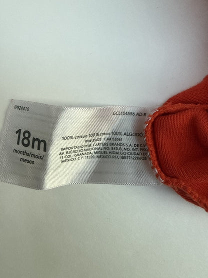 Carter's Red Short Sleeve Bodysuit 18m