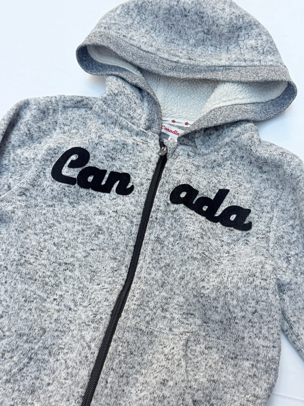 Canadiana Canada Zip-Up Hoodie Size 6X