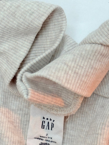 Baby Gap Ribbed Mock Neck Top 2T