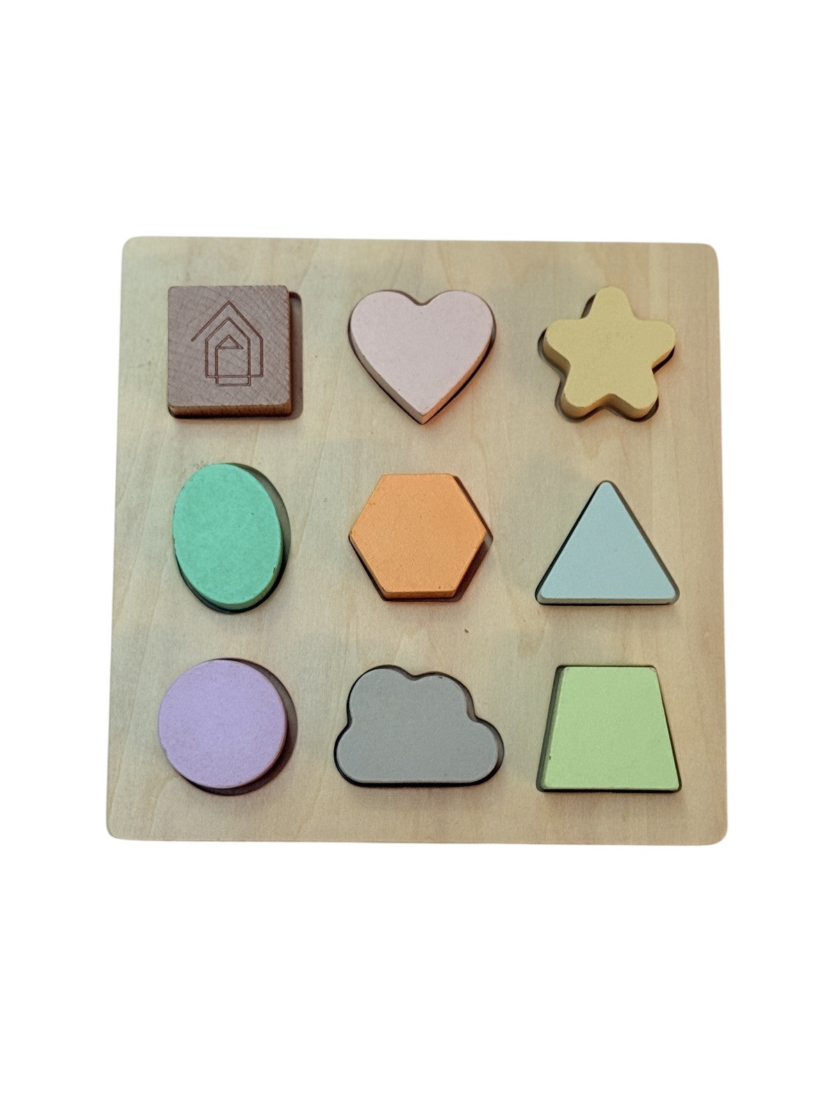 Wooden Shape Sorting Puzzle Toy