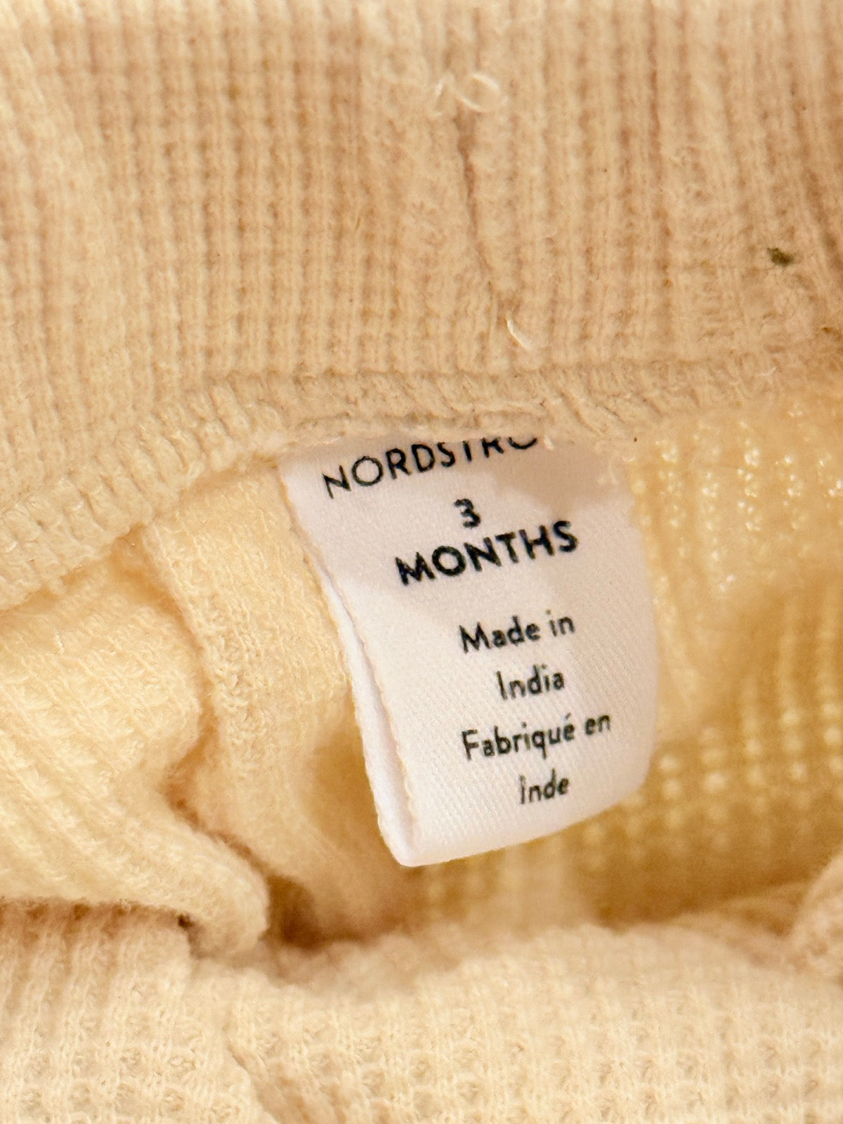 Nordstrom Baby Waffle Knit Joggers 3M
