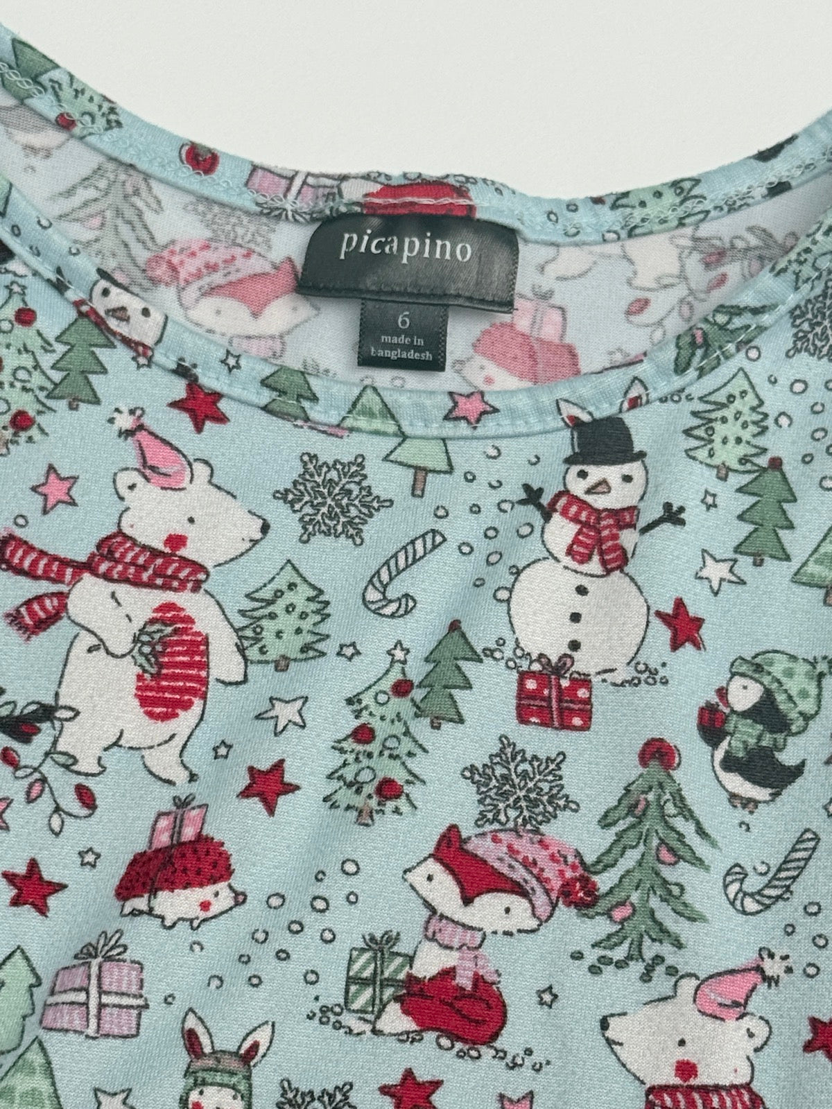 Picapino Christmas Dress Size 6