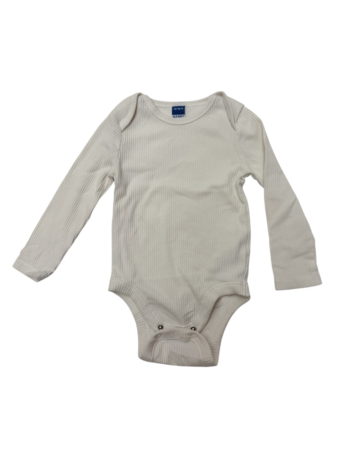 Old Navy Ribbed Long Sleeve Bodysuit 12-18M