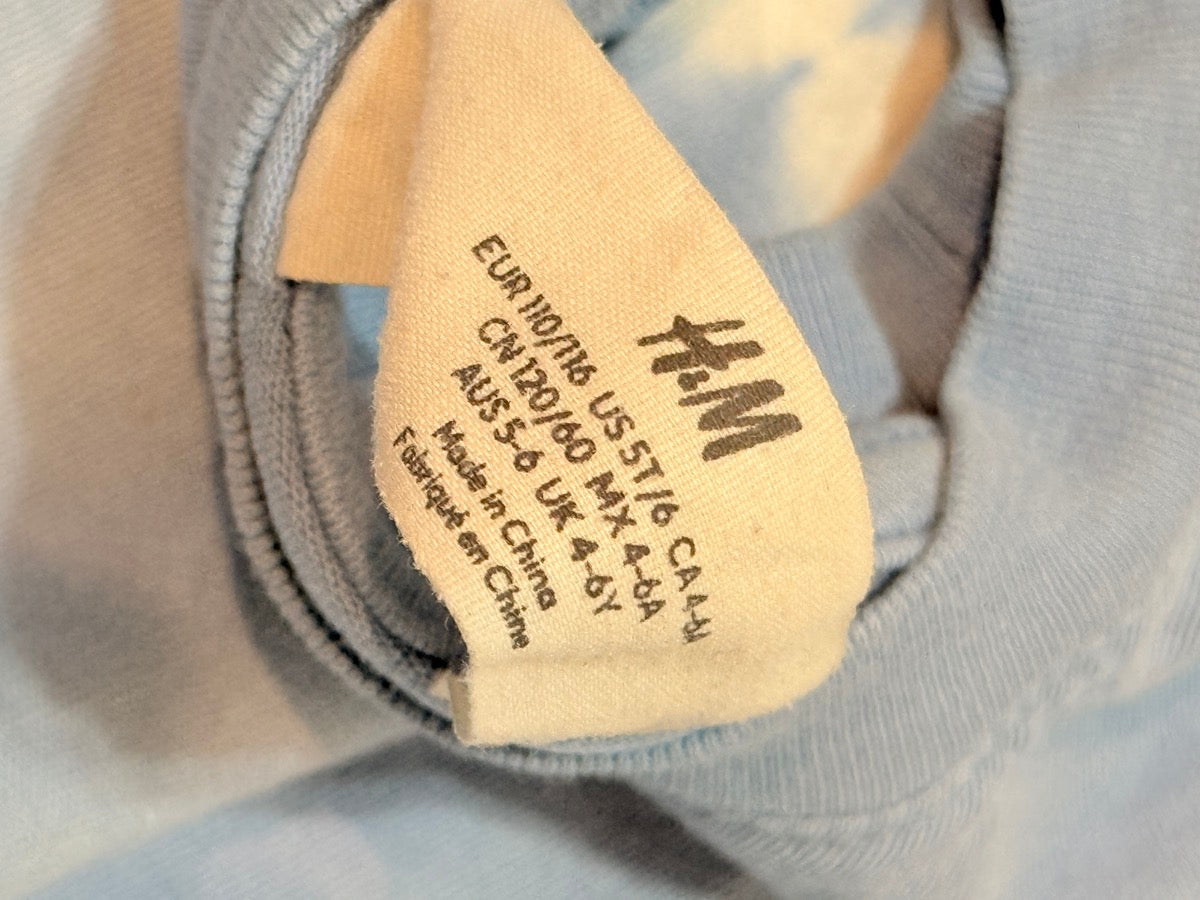 H&M Tie-Dye T-Shirt Size 5 6