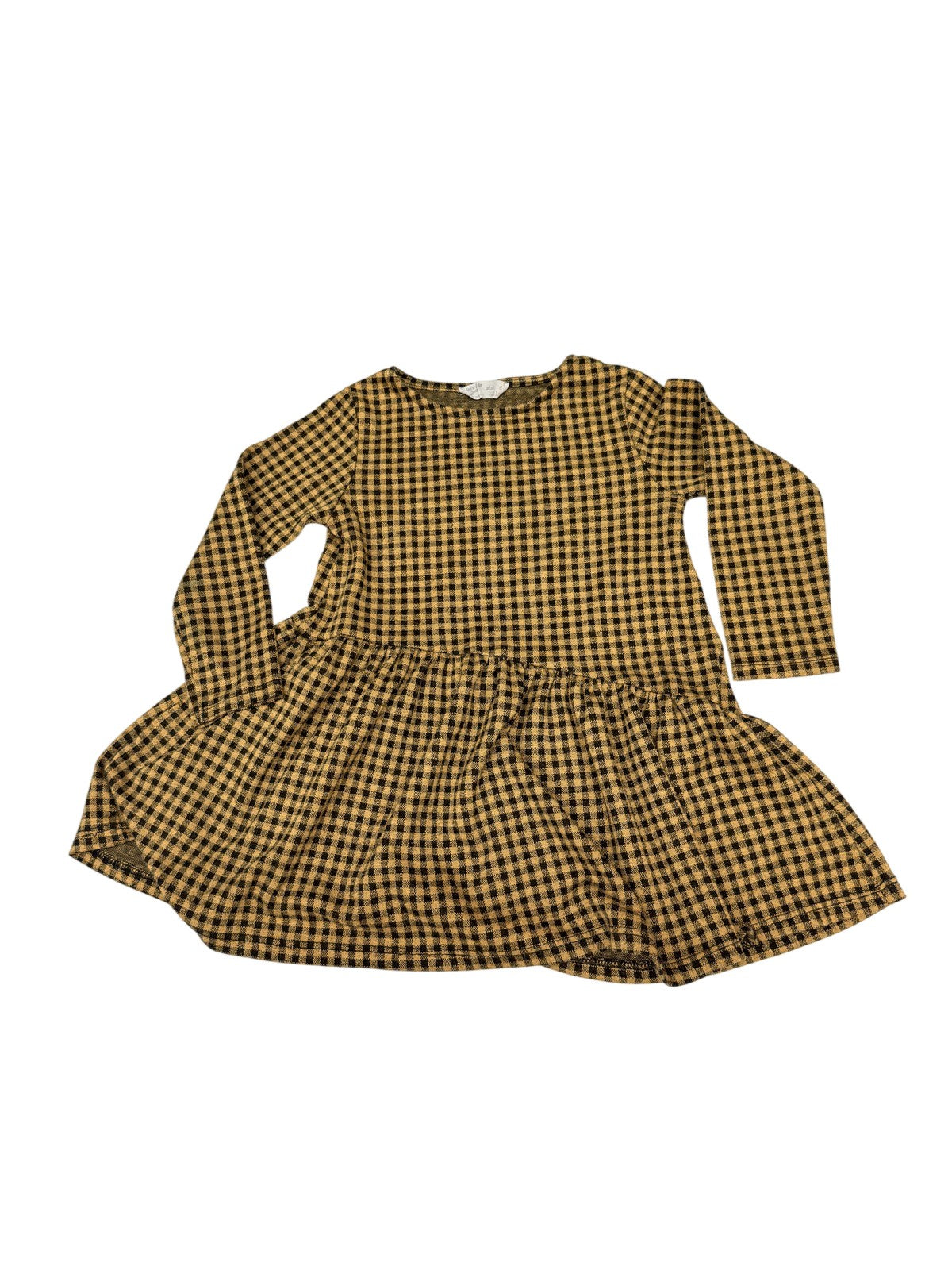 Zara Kids Gingham Check Dress 6Y