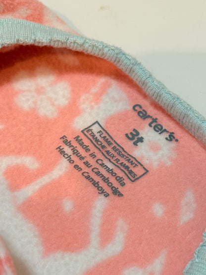 Carter's Fleece Footed Sleeper Unicorn 3T
