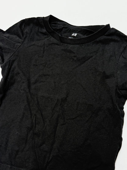 H&M Black T-Shirt Size 2T