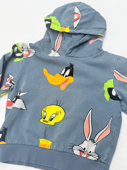 H&M Looney Tunes Graphic Hoodie Size 5T/6
