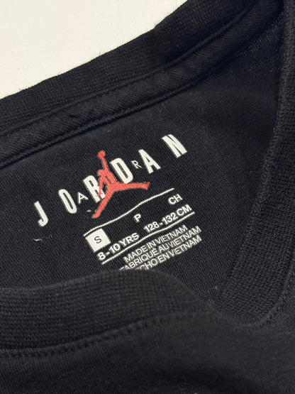 Jordan Flight Jumpman Black T-Shirt Size 8-10Y