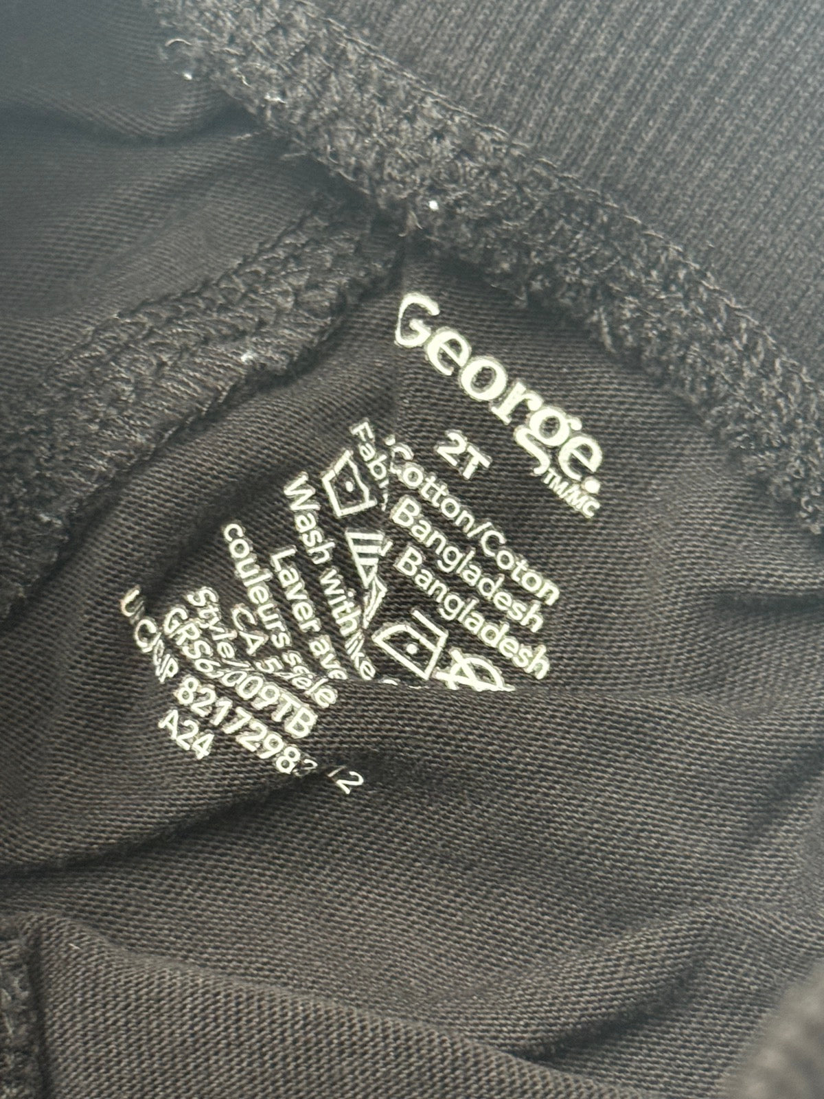 George Black Jogger 2pc Pants 2T