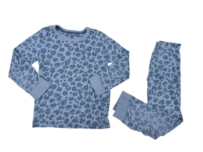 Mothercare Blue Leopard Pajama Set Size 6