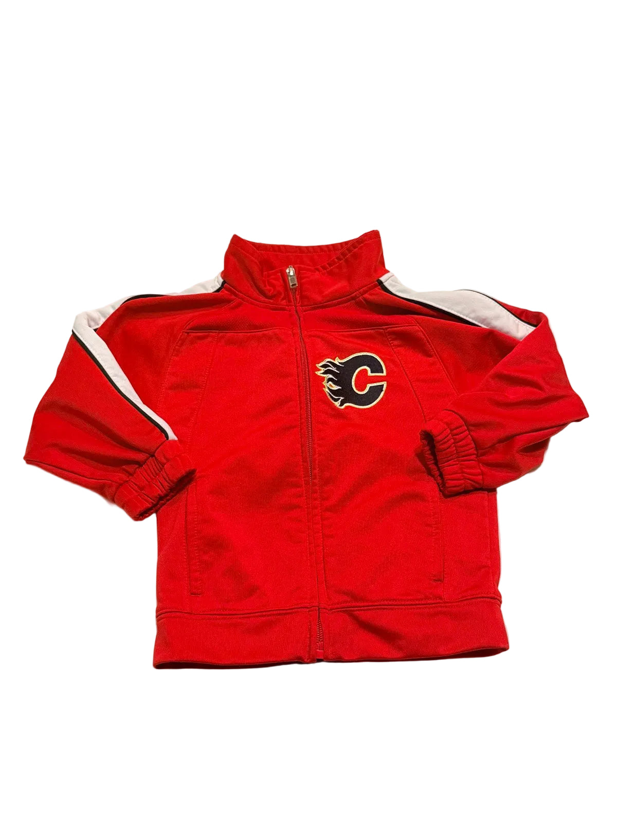 Reebok Calgary Flames Red Track Jacket 2T