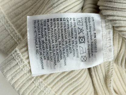 H&M Ribbed Henley Top 6-9M