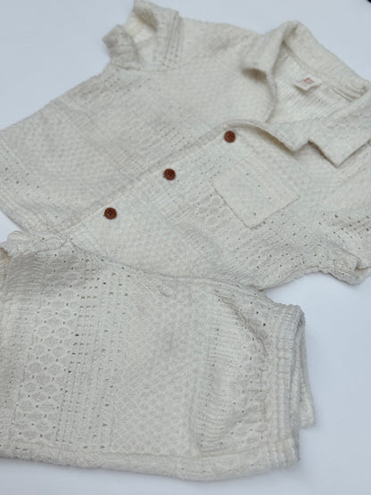 Cozy Pixies Knit Short Sleeve Set 18-24M