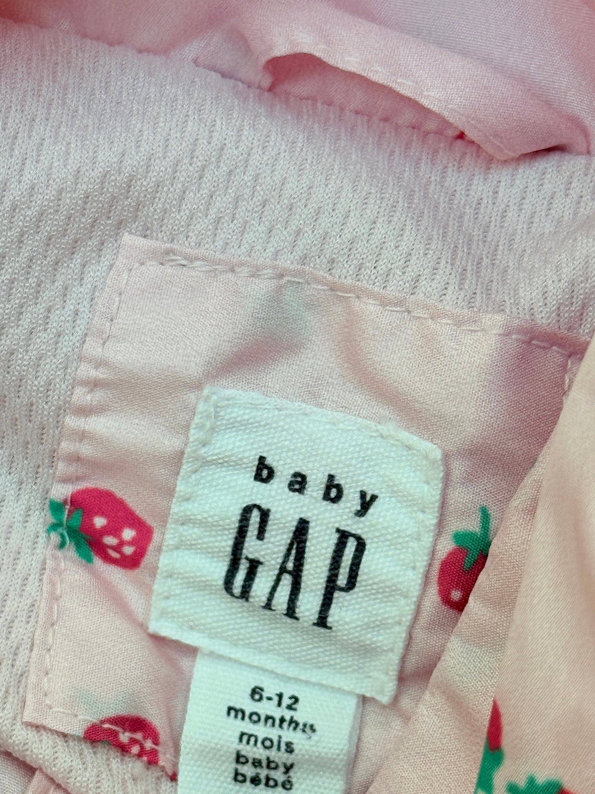 Baby Gap Strawberry Print Windbreaker Jacket 6-12m