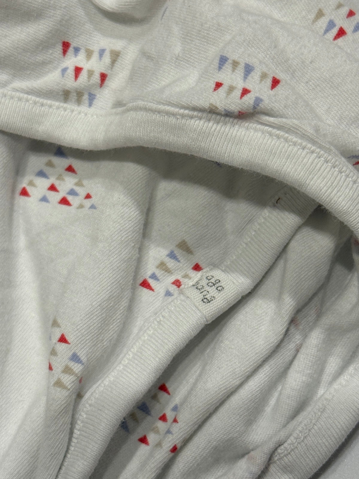 Ago Bang Cotton Triangle Print Wrap and Blanket Set 3-6m