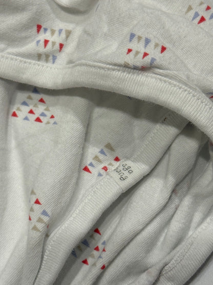 Ago Bang Cotton Triangle Print Wrap and Blanket Set 3-6m